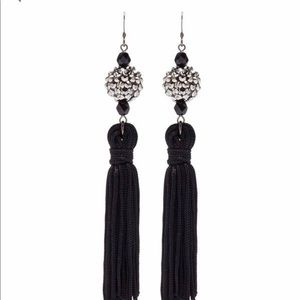 Tassel earrings.